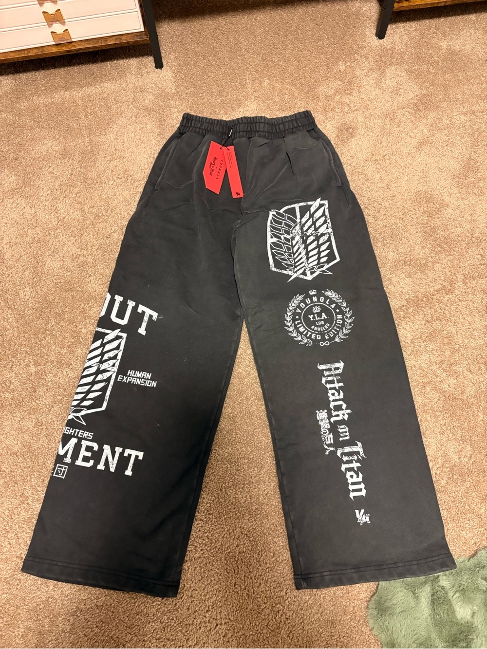 NWT YoungLA Regiment Freedom Sweatpant Size Small